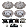 SC8917 Semi-Coated Rotor & Low-Dust Ceramic Brake Pad Kit - image 1