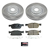 SC8961 Semi-Coated Rotor & Low-Dust Ceramic Brake Pad Kit - image 1