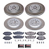 SC8971 Semi-Coated Rotor & Low-Dust Ceramic Brake Pad Kit - image 1