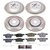 SC8974 Semi-Coated Rotor & Low-Dust Ceramic Brake Pad Kit - image 1