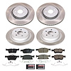 SC8975 Semi-Coated Rotor & Low-Dust Ceramic Brake Pad Kit - image 1