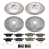 SC8976 Semi-Coated Rotor & Low-Dust Ceramic Brake Pad Kit - image 1