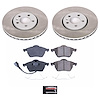 SC898 Semi-Coated Rotor & Low-Dust Ceramic Brake Pad Kit - image 1