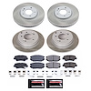 SC9061 Semi-Coated Rotor & Low-Dust Ceramic Brake Pad Kit - image 1