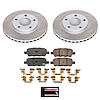 SC9064 Semi-Coated Rotor & Low-Dust Ceramic Brake Pad Kit - image 1