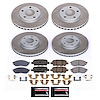 SC9065 Semi-Coated Rotor & Low-Dust Ceramic Brake Pad Kit - image 1