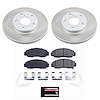 SC9109 Semi-Coated Rotor & Low-Dust Ceramic Brake Pad Kit - image 1