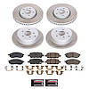SC9135 Semi-Coated Rotor & Low-Dust Ceramic Brake Pad Kit - image 1
