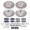 SC9141 Semi-Coated Rotor & Low-Dust Ceramic Brake Pad Kit - image 1