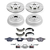 SC9168 Semi-Coated Rotor & Low-Dust Ceramic Brake Pad Kit - image 1