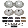 SC9173 Semi-Coated Rotor & Low-Dust Ceramic Brake Pad Kit - image 1