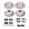 SC9175 Semi-Coated Rotor & Low-Dust Ceramic Brake Pad Kit - image 1