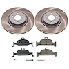 SC9202 Semi-Coated Rotor & Low-Dust Ceramic Brake Pad Kit - image 1