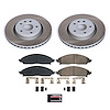 SC9241 Semi-Coated Rotor & Low-Dust Ceramic Brake Pad Kit - image 1