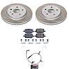 SC9301 Semi-Coated Rotor & Low-Dust Ceramic Brake Pad Kit - image 1