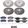 SC9316 Semi-Coated Rotor & Low-Dust Ceramic Brake Pad Kit - image 1