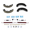 BRAKE SHOES WITH HARDWARE - image 1