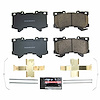Z23-2442 Front Z23 Daily Driver Carbon-Fiber Ceramic Brake Pads w/Hardware Kit - image 1