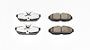 Z26 Extreme Performance Brake Pads Rear Set - image 1