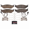 Z36-1066C Rear Z36 Truck & SUV Carbon-Fiber Ceramic Brake Pads w/Hardware Kit - image 1