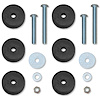 RK05611 2-3 in. Stackable Bump Stop Kit fits 07-18 Jeep Wrangler JK/JKU, 04-06 Jeep Wrangler LJ, 97-06 Jeep Wrangler TJ