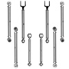 RK08319 X-Factor PRO Aluminum Arm Package fits 2007-2018 Jeep Wrangler JK/JKU - image 1