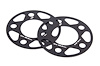 Machined Aluminum Wheel Spacers [2 mm Thick] for Select Late-Model BMW Cars/SUVs, Mini Cooper, Toyota GR Supra  [Black]