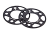 Machined Aluminum Wheel Spacers [3 mm Thick] for Select Late-Model BMW Cars/SUVs, Mini Cooper, Toyota GR Supra  [Black]