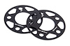 Machined Aluminum Wheel Spacers [4 mm Thick] for Select Late-Model BMW Cars/SUVs, Mini Cooper, Toyota GR Supra  [Black]