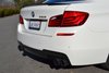 D660-0036-BLK Dinan Free Flow Axle-Back Exhaust, 2011-2016 BMW 550i - image 2