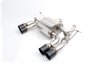 D660-0050-BLK Free Flow Axle-Back Exhaust Fits Select BMW M3, M4 [Polished Stainless] - image 2