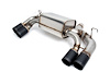 D660-0056-BLK Dinan Free Flow Axle-Back Exhaust, 2016-2018 BMW M2 - image 1