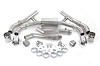 D660-0090 Dinan Valved Axle-Back Exhaust, 2020-2025 BMW X5M/X6M