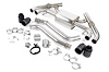 D660-0098-BLK Valved Axle-Back Exhaust Fits Select BMW M240i