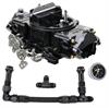 Forged RT Plus 4-bbl 600 CFM Carburetor Kit [Mechanical Secondary/Electric Choke] Black - image 1