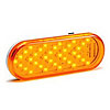 LED Sequential Turn Signal Light 6 in. Oval Amber/Amber - image 1