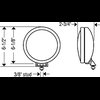 SlimLite 6" Round Light Kit Black Housing - image 2