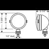 Daylighter 6" Round Off-Road Light Kit Chrome Housing - image 2