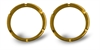 FLEX Bezel Ring Gold pair - image 1
