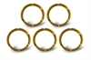 FLEX Bezel Rings Gold Set of 5 - image 1