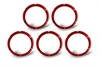 FLEX Bezel Ring Red 5 pack - image 1