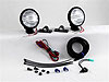 ATV Series Flood Light 5 in. Round Clear Lens EPDM Rubber Housing 35 Watts Incl. Mounting Brackets Pair of Lights - image 1