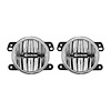 Jeep JK Gravity LED G4 Clear Fog System SAE/ECE 10-16 pair