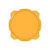 Gravity LED Pro6 6 in. Amber Light Shield Cover - image 1