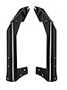 Jeep JK Overhead Brkt Set for C50 LED 07-16 - image 1