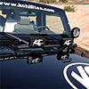 Hood Light Bar Mount 2007-2016 Wrangler JK - image 1