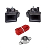 Hi/Low Tone "Loud-One" Replacement Horn Kit w/ Button