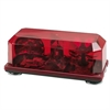 PRIORITY 1 RED LENS- Permanent Mount. Commercial Grade Exterior Mini Bar Light. Two 2 Halogen Rotati - image 1