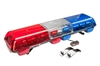 INFINITY 3 BLUE & RED LENS- Permanent Mount Full LED Light Bar 12-Volt. Commercial Gra - image 1