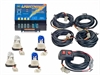 LIGHTNING 4- Hide-A-Way Strobe Kit Two 2 Clear / Two 2 Blue Bulb - image 1